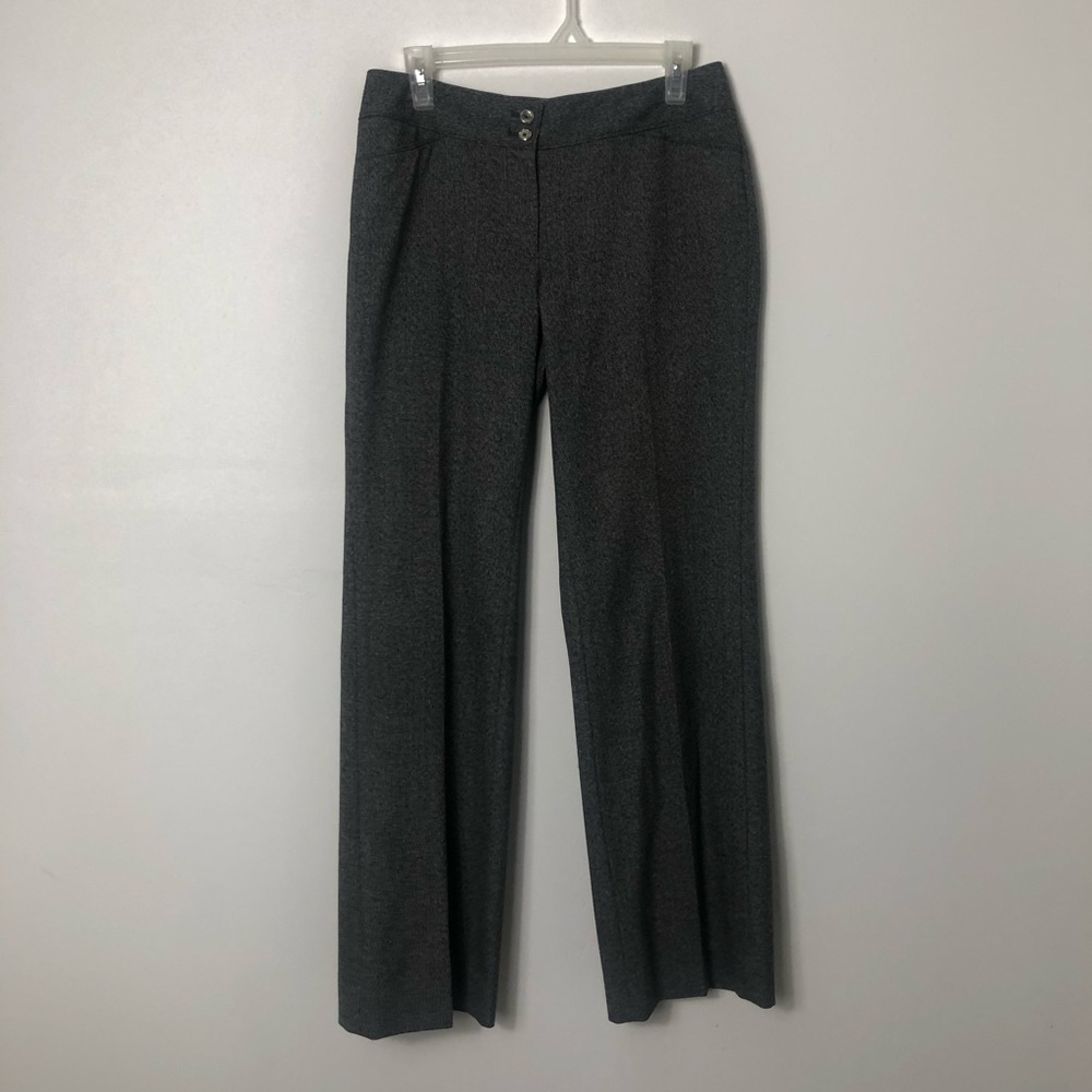 White House Black Market Modern Boot Gray Dress Pants Size 6R